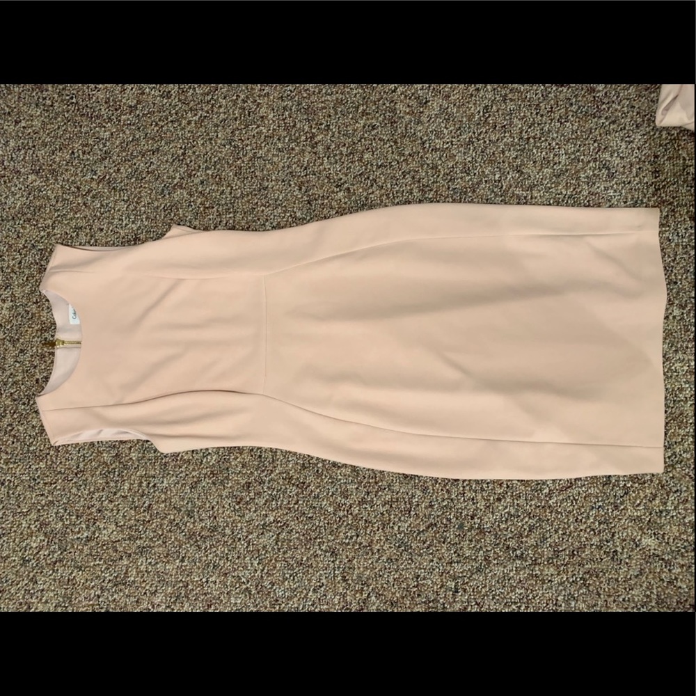 Calvin Klein light pink dress